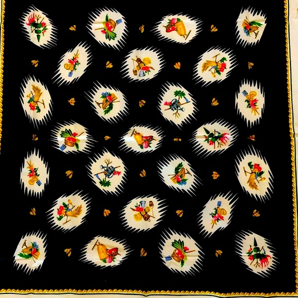 From PARIS PIERRE DEUX Cotton Scarf-NEW - Picture 3 of 7